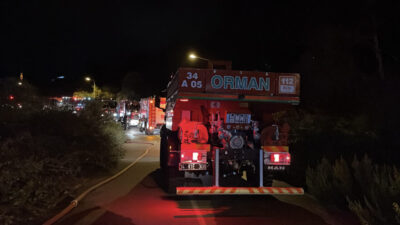 Mehmet Kaan KURT/İSTANBUL, – BEYKOZ’da ormanda çıkan yangın itfaiye ekipleri