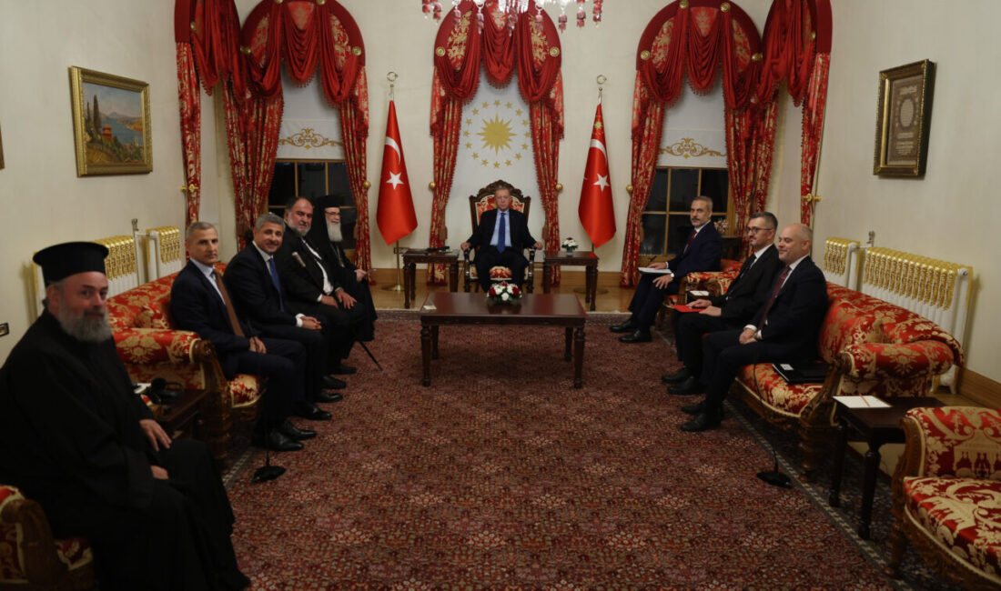 İSTANBUL, – CUMHURBAŞKANI Recep Tayyip Erdoğan, Kudüs Rum Ortodoks Patriği