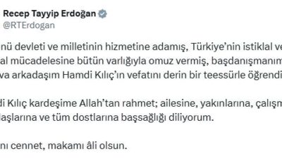 Tuğçe SEZER ODABAŞI/İSTANBUL, -Cumhurbaşkanı Recep Tayyip Erdoğan, hayatını kaybeden Cumhurbaşkanı