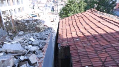 Gülseren KARAPINAR-Fırat ALKIZ/İSTANBUL, – Kağıthane’de 2024’te tavanı çöken binadan karot