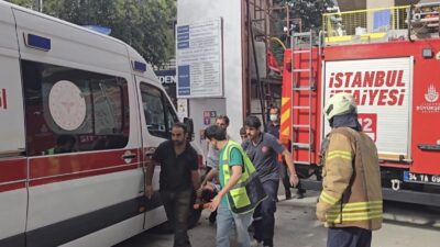 Mert ORDU/İSTANBUL, – KADIKÖY’de bir inşaat alanında istinat duvarının altında