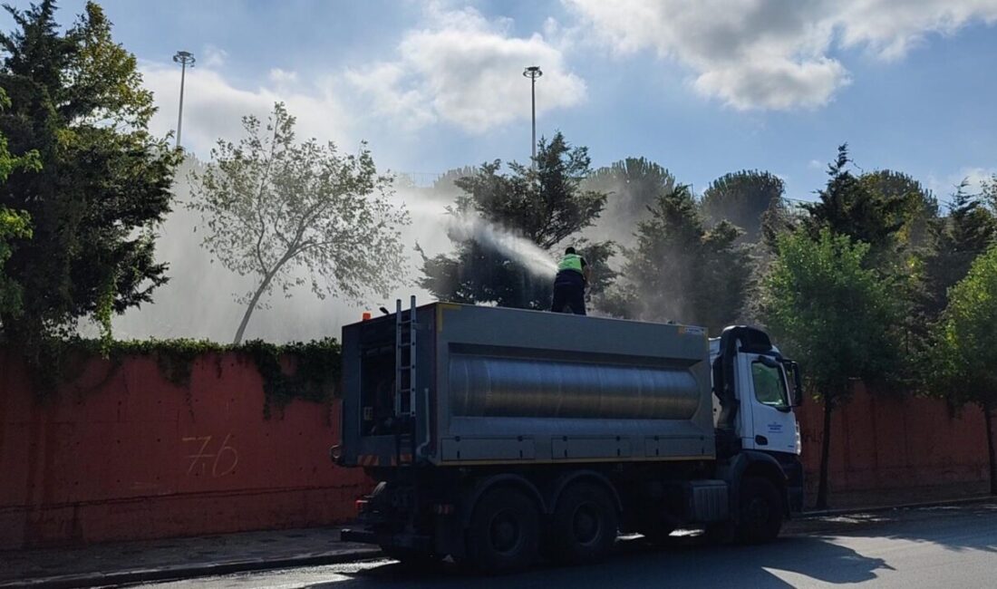 Altunay TUGA / İSTANBUL, – Küçükçekmece’de otluk alanda çıkan yangın,