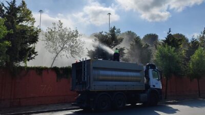 Altunay TUGA / İSTANBUL, – Küçükçekmece’de otluk alanda çıkan yangın,