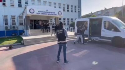 Kadir ÖZEN/ İZMİR, – İZMİR’in 3 ilçesinde polisin düzenlediği eş