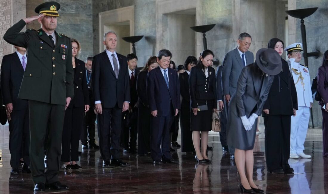 Gizem CENGİL-Emirhan YÜZÜGÜLDÜ/ANKARA, – JAPONYA Prensesi Akiko Mikasa, Anıtkabir’i ziyaret