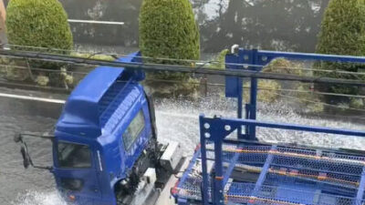 JAPONYA, – JAPONYA’da etkili olan ‘Wipha’ tayfununun Wakayama eyaletine ilerlediği