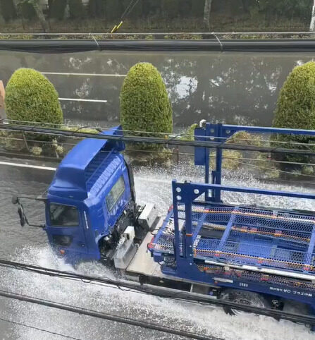 JAPONYA, – JAPONYA’da etkili olan ‘Wipha’ tayfununun Wakayama eyaletine ilerlediği