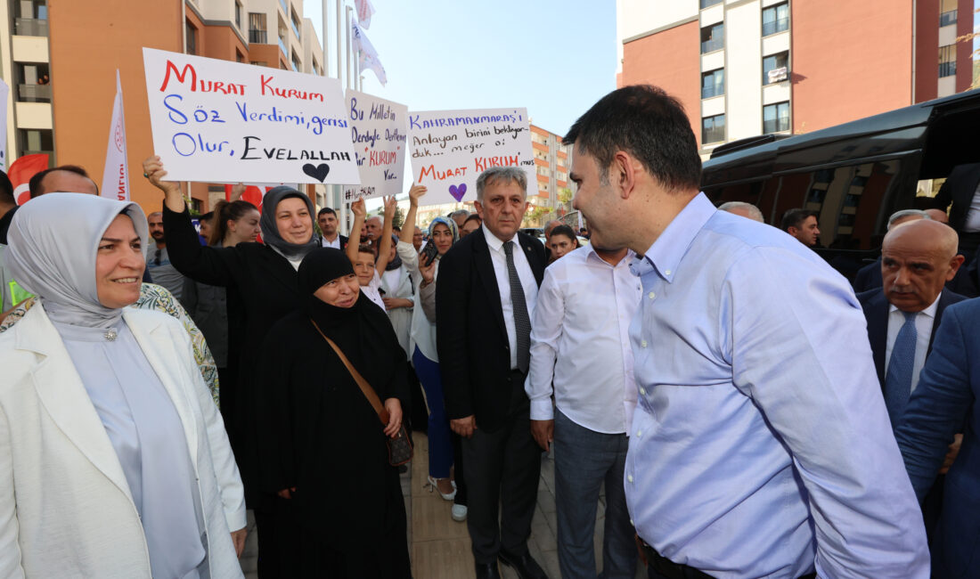 Kahramanmaraş Deprem Konutlarında Çevre, Şehircilik ve İklim Değişikliği Bakanı Murat