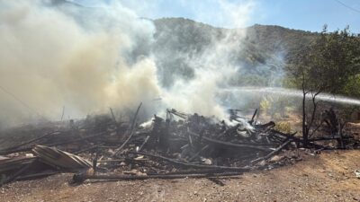 Murat ÖZELCİ/SAFRANBOLU (Karabük), – KARABÜK’ün Safranbolu ilçesinde bir evde çıkan