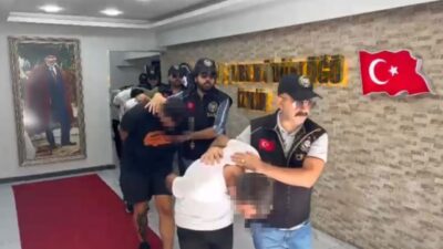 4 ŞÜPHELİ TUTUKLANDI Karşıyaka ilçesinde tabanca ve tüfeklerle girdikleri iş