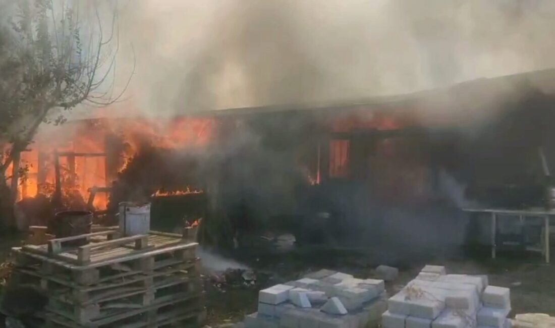 Yavuz YILMAZ/ İNEGÖL(Bursa), – BURSA’nın İnegöl ilçesinde bağ evinde tadilat