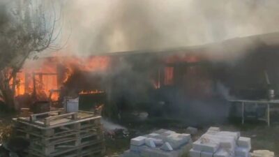 Yavuz YILMAZ/ İNEGÖL(Bursa), – BURSA’nın İnegöl ilçesinde bağ evinde tadilat