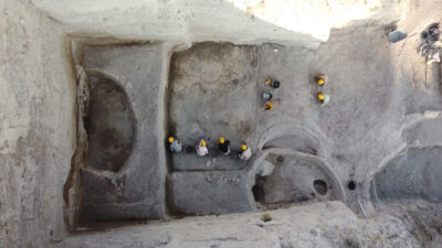 Erkan ALTUNTAŞ/AKSARAY, – KAPADOKYA bölgesindeki 10 bin yıllık yerleşim yeri