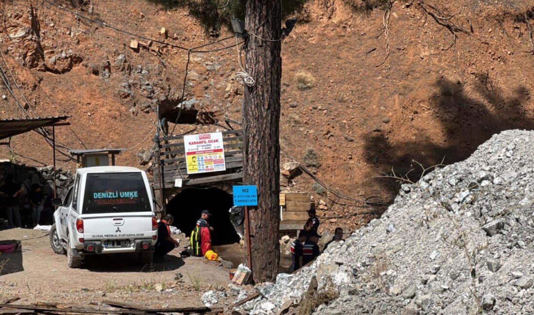 Ramazan ÇETİN/DENİZLİ, – DENİZLİ’nin Acıpayam ilçesinde, krom madeninde dün meydana