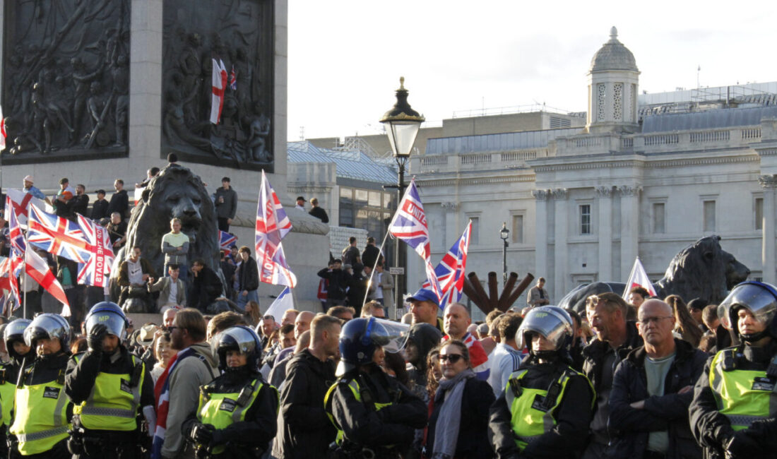 BİRLEŞİK KRALLIK, – İNGİLTERE’nin başkenti Londra’da, 100 binden fazla protestocunun