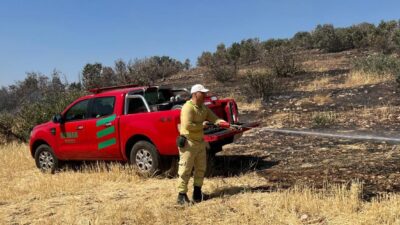 YANGINLAR SÖNDÜRÜLDÜ Mardin’in Savur ilçesi kırsal Yenilmez ve İçören mahalleleri