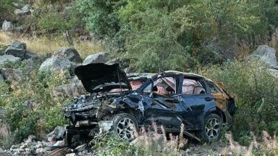 Gülsen Akyol MUTLU/GİRESUN, – GİRESUN’da, uçuruma yuvarlanan otomobildeki Bahadır Bayoğlu