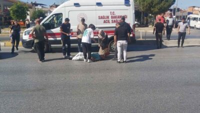 Bahattin ALBAYRAK/ÇİNE (Aydın), – AYDIN’ın Çine ilçesinde yolun karşısına geçerken