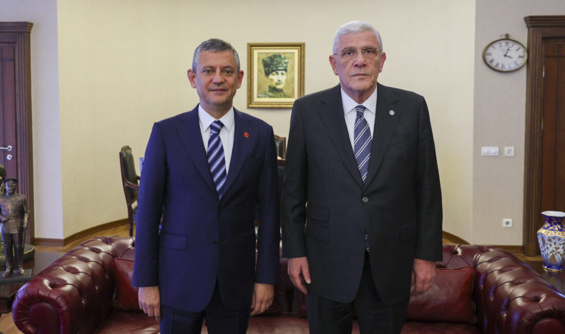 DERVİŞOĞLU, ÖZEL’İ ZİYARET ETTİ Daha sonra İYİ Parti Genel Başkanı