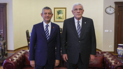 DERVİŞOĞLU, ÖZEL’İ ZİYARET ETTİ Daha sonra İYİ Parti Genel Başkanı