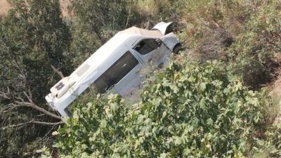 Melek FIRAT/AYDIN, – AYDIN’ın Sultanhisar ilçesinde, uçuruma yuvarlanan öğrenci servisi