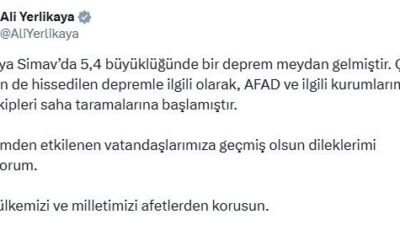 BAKAN YERLİKAYA’DAN AÇIKLAMA İçişleri Bakanı Ali Yerlikaya, Kütahya’da meydana gelen