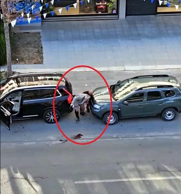 GÖRÜNTÜLERİ ORTAYA ÇIKTI Olay anına ilişkin cep telefonuyla çekilen görüntüler