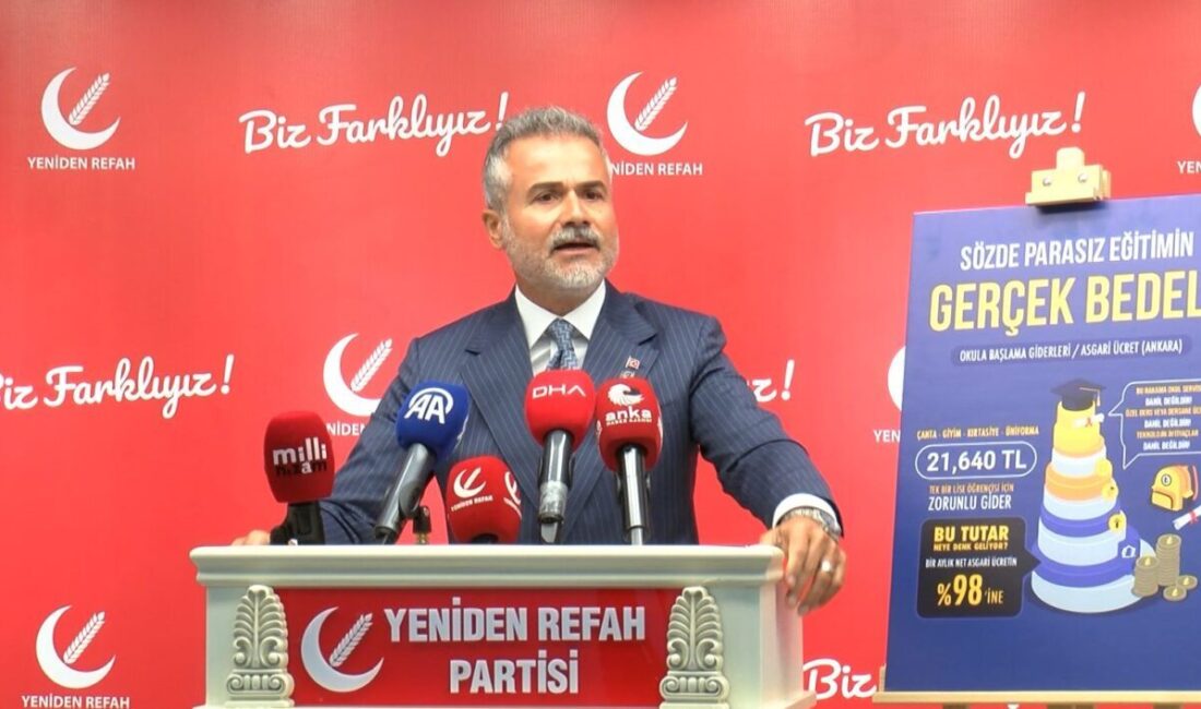 Aybala MELEK-Celal ATALAY/ANKARA, – YENİDEN Refah Partisi Genel Başkan Yardımcısı