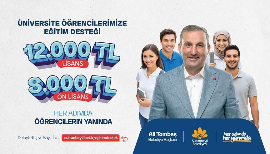 İSTANBUL, – SULTANBEYLİ Belediye Başkanı Ali Tombaş, üniversiteyi kazanan gençlere