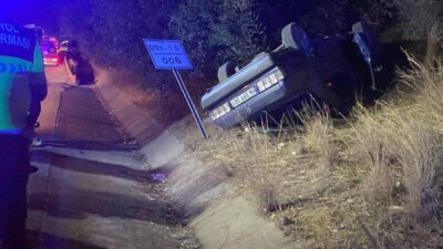 Okan ÇALIŞKAN/ TARSUS (Mersin), – MERSİN’in Tarsus ilçesinde sürücüsünün kontrolünden