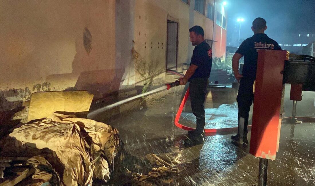 Mehmetcan ARSLAN/ÇORLU (Tekirdağ), – TEKİRDAĞ’ın Ergene ilçesinde tekstil fabrikasında çıkan