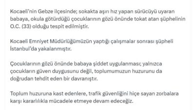 BAKAN YERLİKAYA: BABAYA TOKAT ATAN ŞÜPHELİYİ YAKALADIK İçişleri Bakanı Ali