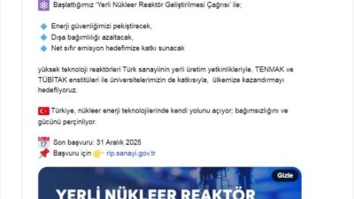 ANKARA, – SANAYİ ve Teknoloji Bakanı Mehmet Fatih Kacır, Türkiye’nin