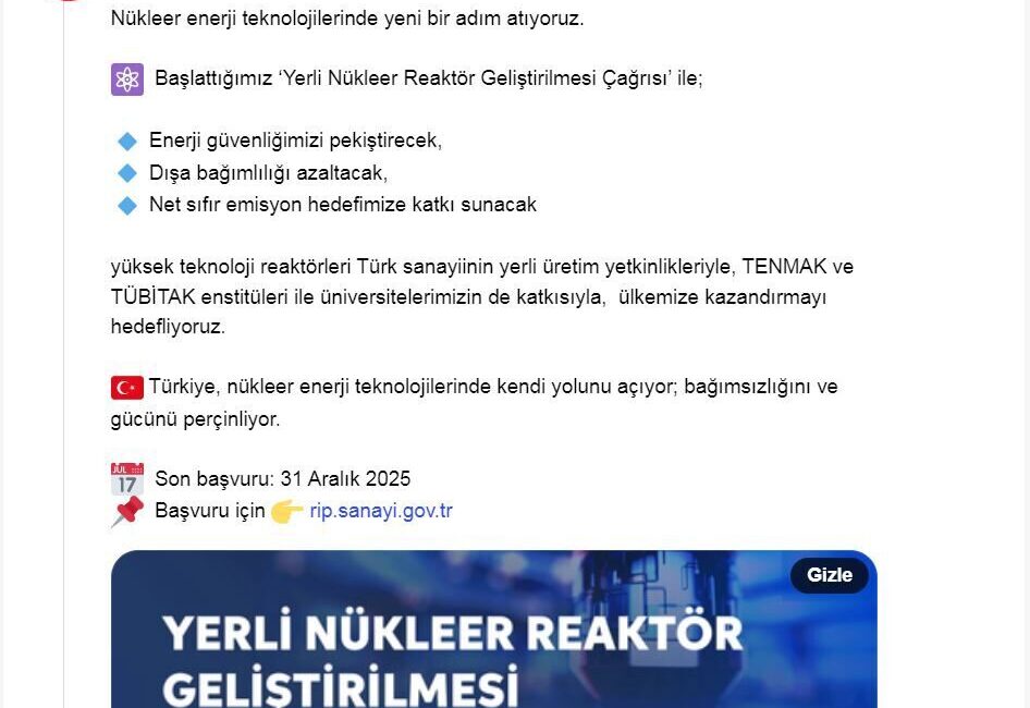 ANKARA, – SANAYİ ve Teknoloji Bakanı Mehmet Fatih Kacır, Türkiye’nin