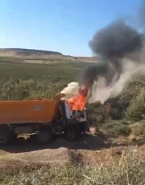 Gıyasettin TETİK-Seyfettin EKEN/ÇINAR (Diyarbakır), – DİYARBAKIR’ın Çınar ilçesinde alev alıp