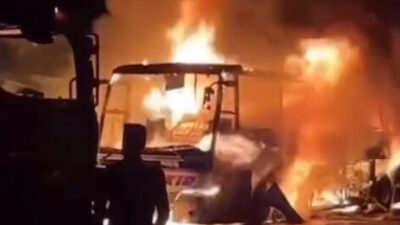 Sekvan KÜDEN/ERBİL (Irak), -DİYARBAKIR merkezli bir firmaya ait yolcu otobüsü,