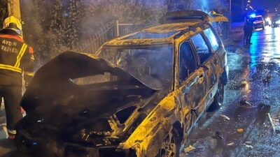 Oğuzhan BOYSAN/ KUŞADASI (Aydın), – AYDIN’ın Kuşadası ilçesinde seyir halindeyken