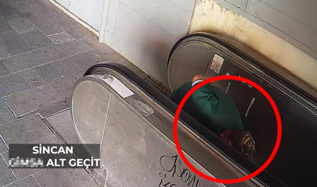 ANKARA, – ANKARA’nın Sincan ilçesinde bazı kişilerin alt geçitteki yürüyen