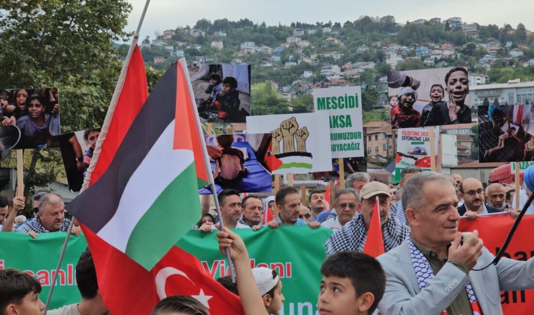 Ali Sencer ARSLAN/ ZONGULDAK, – ZONGULDAK’ta sivil toplum kuruluşları Filistin’e