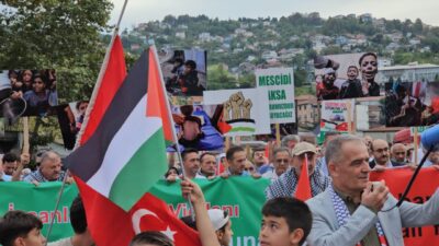 Ali Sencer ARSLAN/ ZONGULDAK, – ZONGULDAK’ta sivil toplum kuruluşları Filistin’e