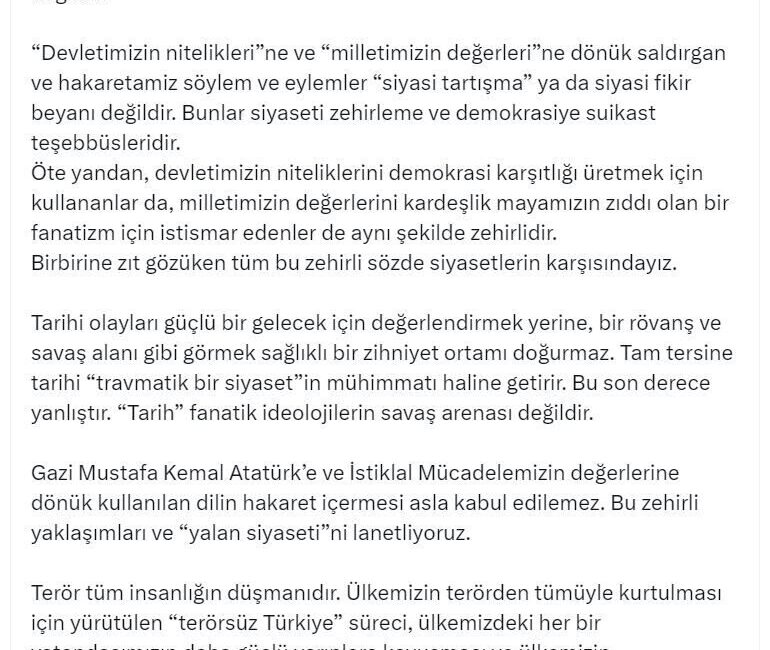 ANKARA, – AK Parti Genel Başkan Yardımcısı ve Parti Sözcüsü