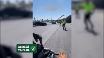 ANKARA, – İÇİŞLERİ Bakanı Ali Yerlikaya, “’Dur’ ihtarına uymayan sürücüler