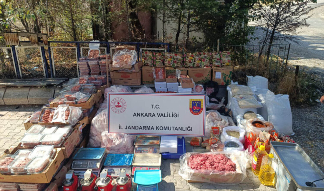 ANKARA, – ANKARA’da jandarmanın bir iş yerine düzenlediği operasyonda, piyasa