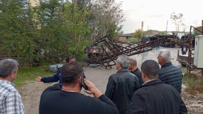 BEYPAZARI KAYMAKAMI İNCELEMELERDE BULUNDU Beypazarı Kaymakamı Ünal Coşkun, ilçede şiddetli