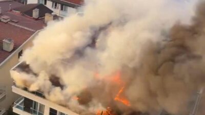 Mehmet Gökhan HAKBİLİR/ ANKARA, – ANKARA’da bir apartmanın çatı katında