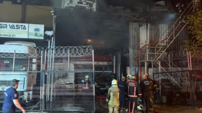 Mehmet Gökhan HAKBİLİR/ ANKARA, – ANKARA’nın Yenimahalle ilçesinde oto tamirhanesinde