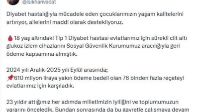 ANKARA, – ÇALIŞMA ve Sosyal Güvenlik Bakanı Vedat Işıkhan, Sosyal