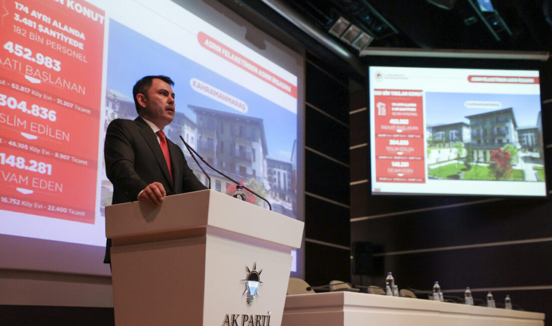 ANKARA, – ÇEVRE, Şehircilik ve İklim Değişikliği Bakanı Murat Kurum,