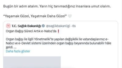 ANKARA, – SAĞLIK Bakanı Kemal Memişoğlu, “Vatandaşlarımız artık hem e-Nabız