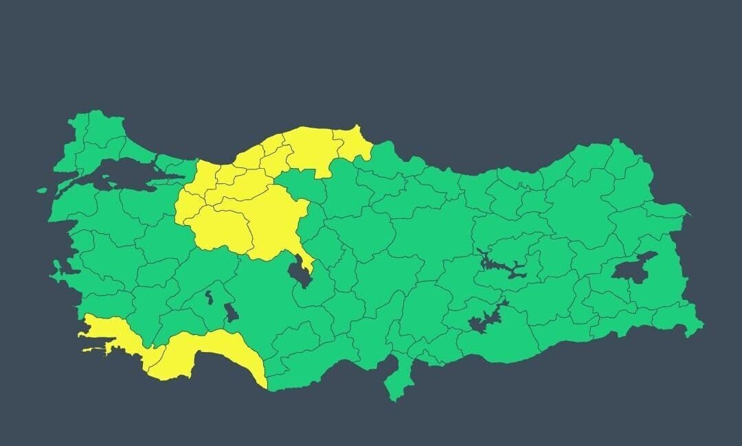 Bakanlıktan 17 il için ‘kuvvetli sağanak’ uyarısı ANKARA, – İÇİŞLERİ Bakanlığı, bugün 13 ilde ve yarın 4